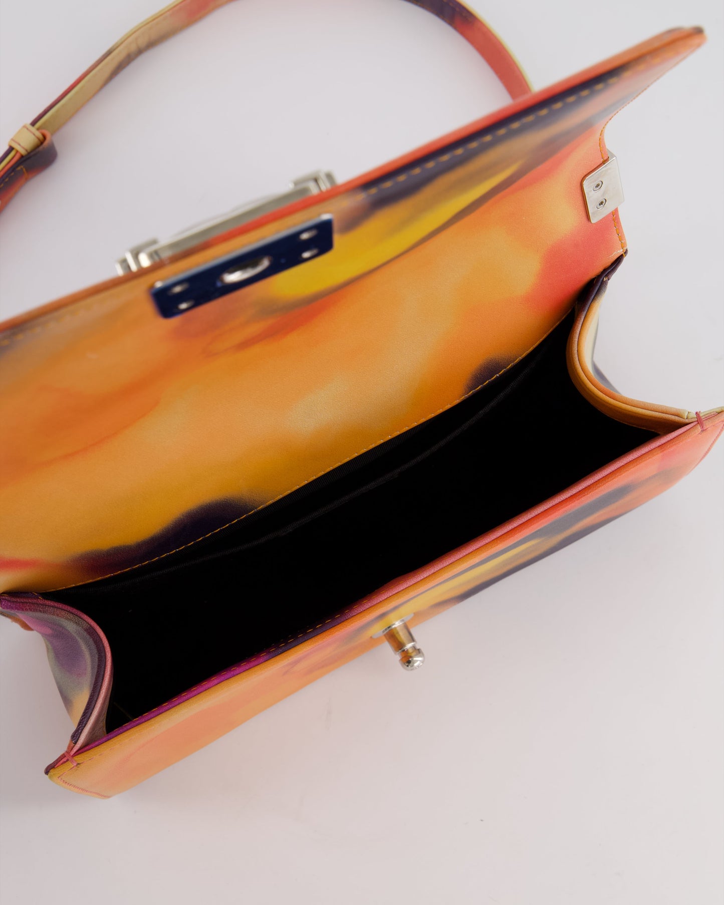 Chanel 14/S Pink Flower Power Quilted CC Lambskin Medium Boy Bag with Polished Silver Hardware