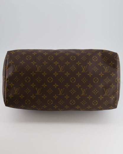 Louis Vuitton Vintage Brown Monogram Canvas Speedy 40 Bag with Gold Hardware RRP £1,600