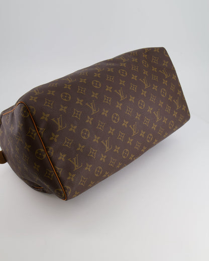 Louis Vuitton Vintage Brown Monogram Canvas Speedy 40 Bag with Gold Hardware RRP £1,600