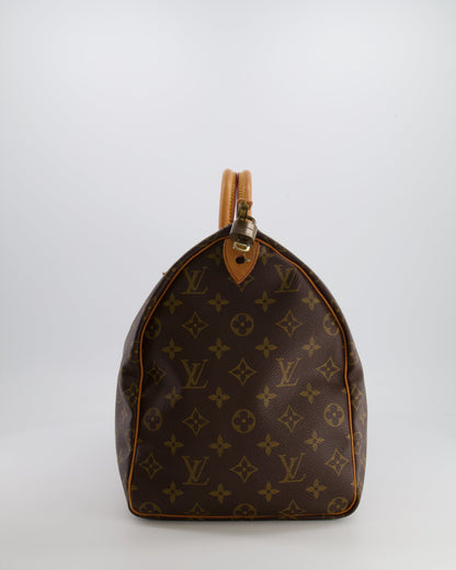 Louis Vuitton Vintage Brown Monogram Canvas Speedy 40 Bag with Gold Hardware RRP £1,600
