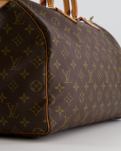 Louis Vuitton Vintage Brown Monogram Canvas Speedy 40 Bag with Gold Hardware RRP £1,600