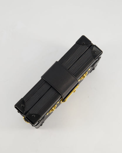 Louis Vuitton Black Petite Malle Bag in Epi Leather with Gold Hardware RRP £4,600