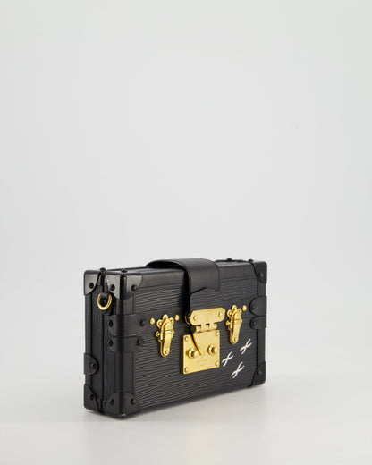 Louis Vuitton Black Petite Malle Bag in Epi Leather with Gold Hardware RRP £4,600