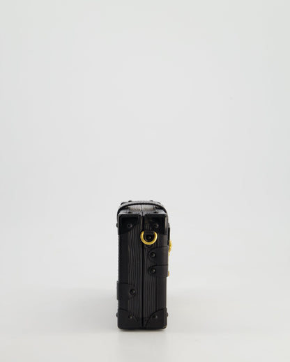 Louis Vuitton Black Petite Malle Bag in Epi Leather with Gold Hardware RRP £4,600