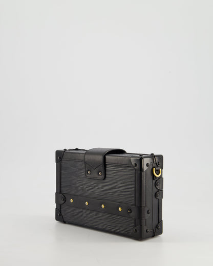 Louis Vuitton Black Petite Malle Bag in Epi Leather with Gold Hardware RRP £4,600