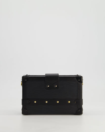 Louis Vuitton Black Petite Malle Bag in Epi Leather with Gold Hardware RRP £4,600
