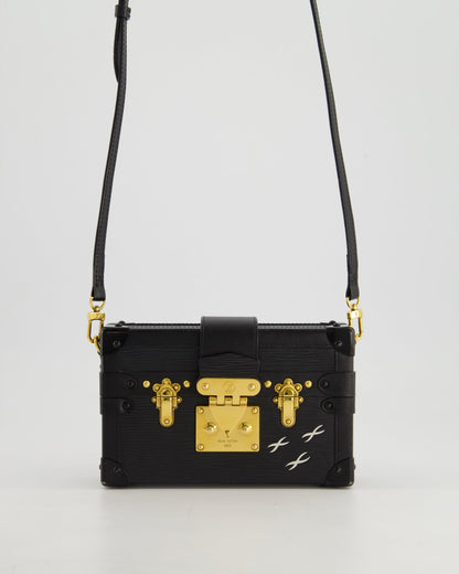 Louis Vuitton Black Petite Malle Bag in Epi Leather with Gold Hardware RRP £4,600