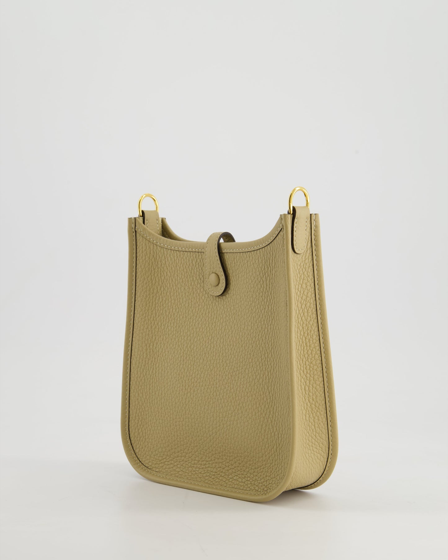 *HOT COLOUR* Hermès Mini Evelyne 16 Bag in Trench Clemence Leather with Gold Hardware