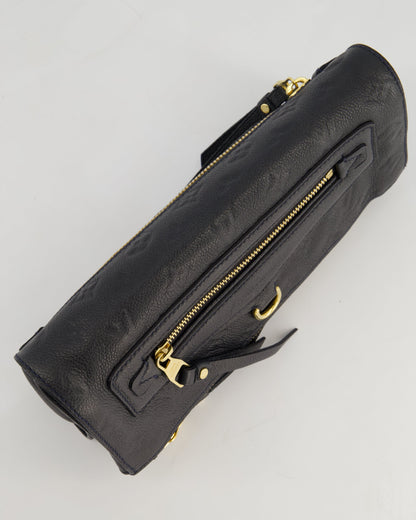 Louis Vuitton Navy Petillante Clutch Bag with Empreinte Leather and Gold Hardware