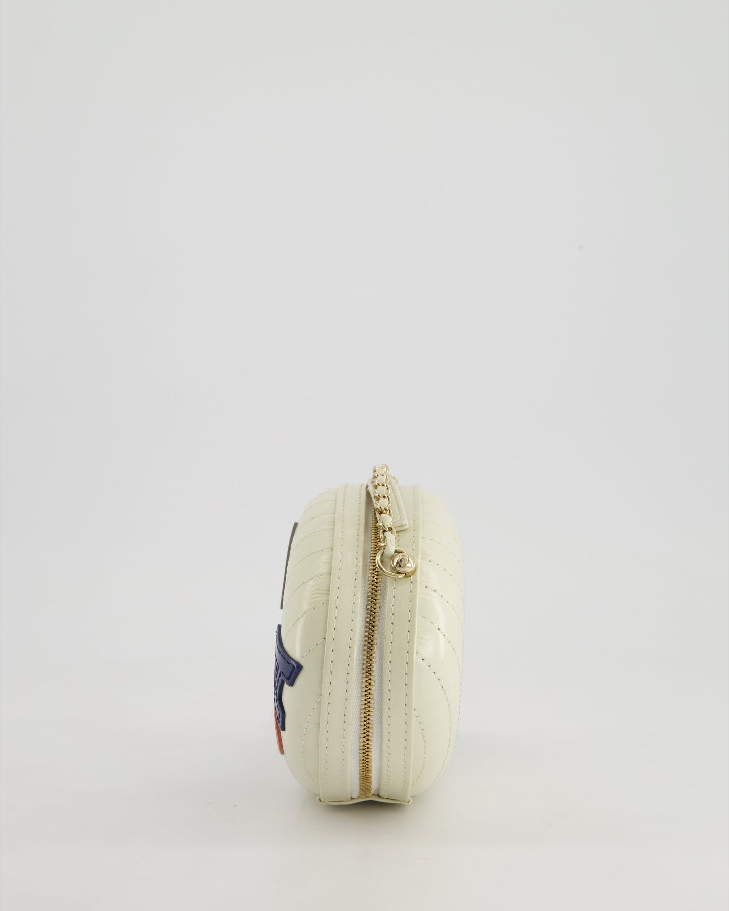 Chanel Cruise 2019 "La Pausa" Crossbody Bag with Champagne Gold Hardware and Tassel Detail