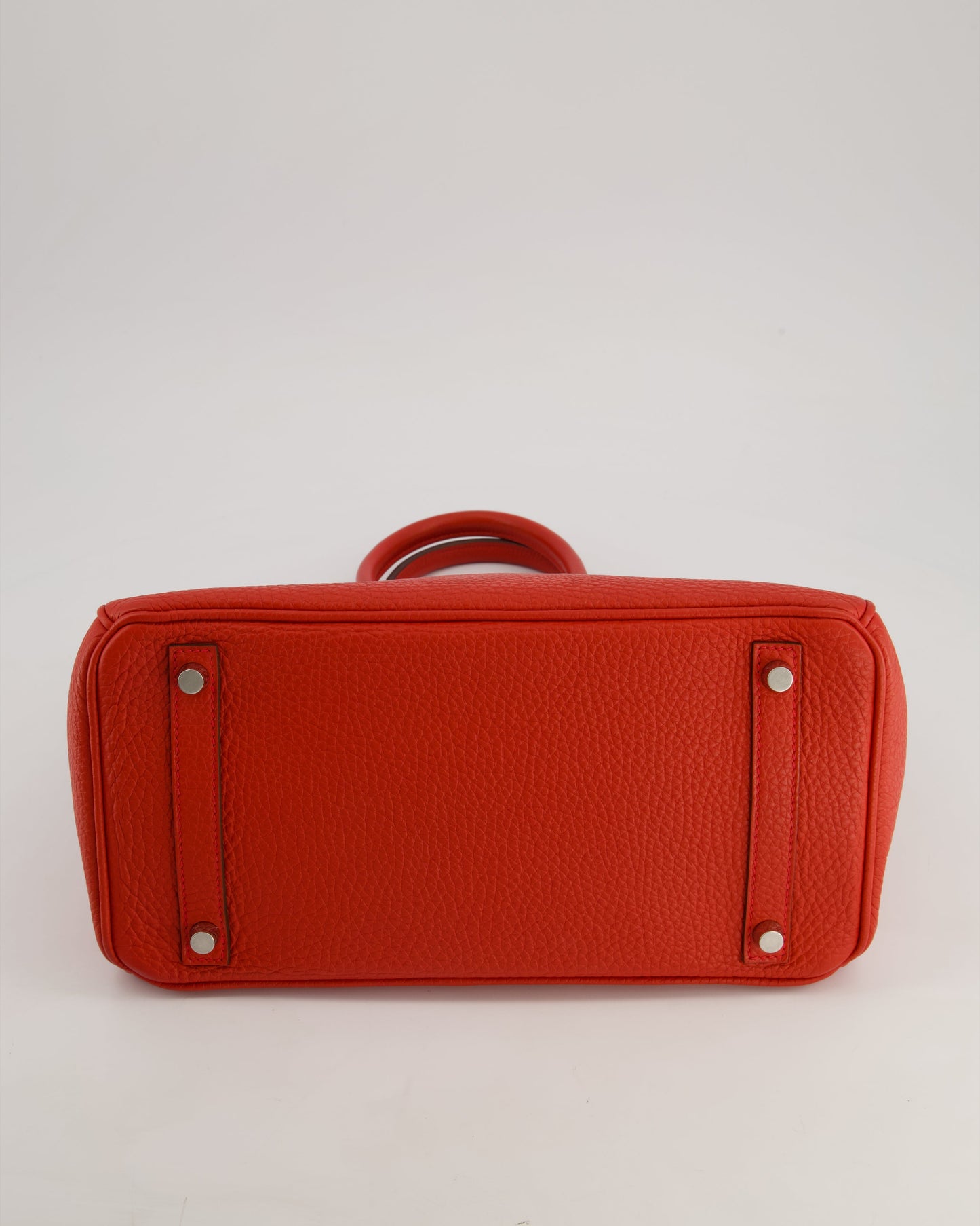 Hermès Birkin 30cm Bag Retourne Rouge Tomate in Clemence Leather with Palladium Hardware