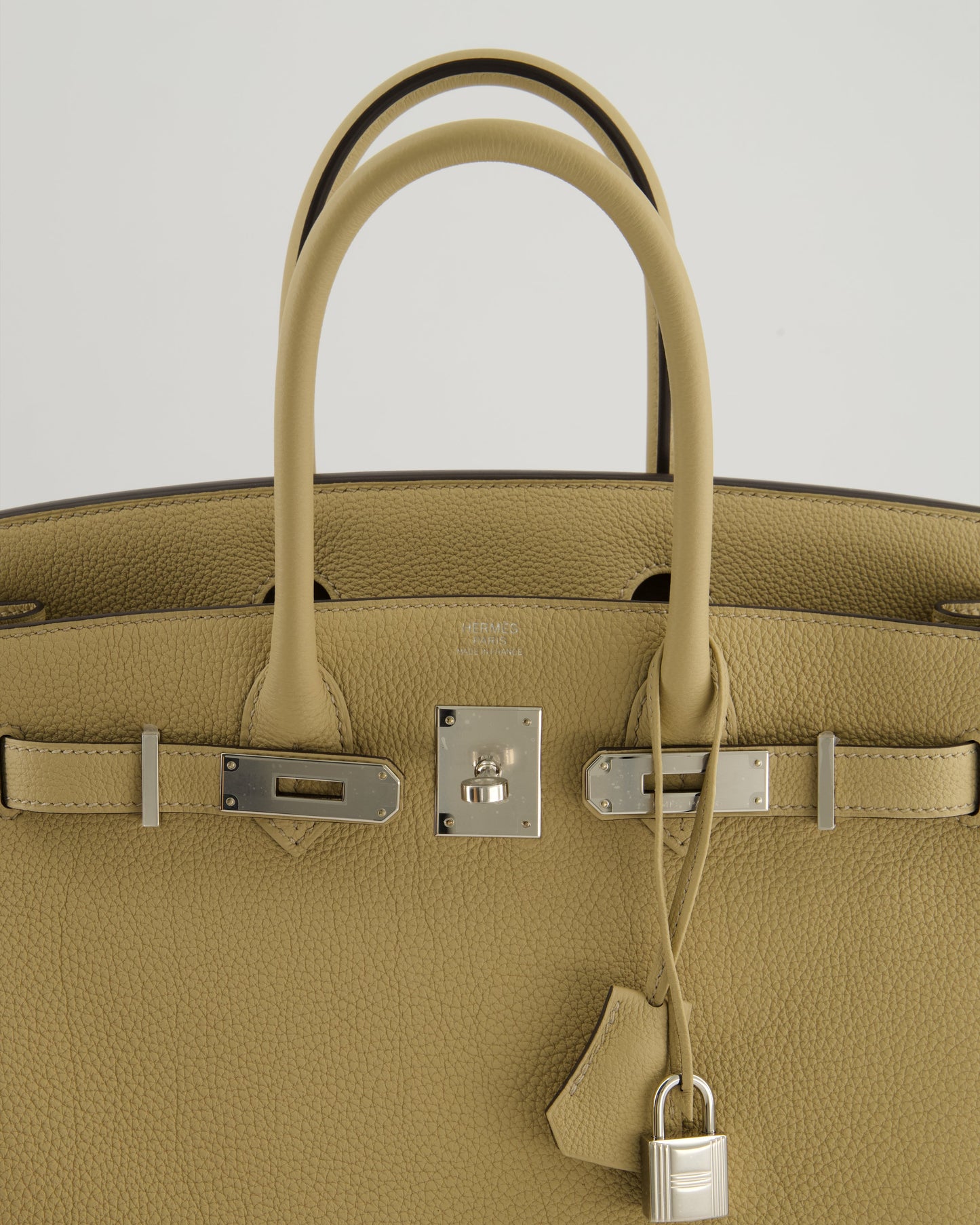 *HOT* Hermes Birkin 30cm Retourne Bag in Trench Togo Leather with Palladium Hardware