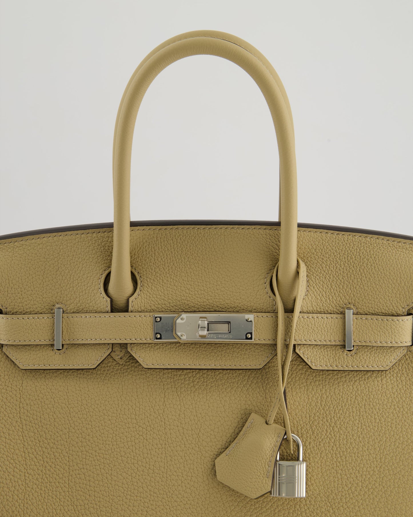 *HOT* Hermes Birkin 30cm Retourne Bag in Trench Togo Leather with Palladium Hardware