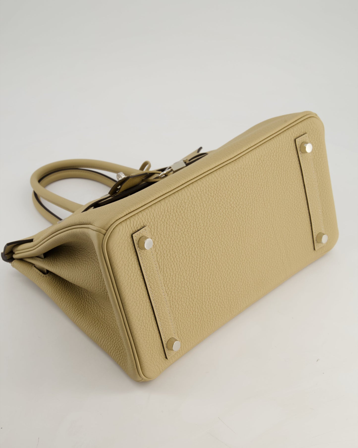 *HOT* Hermes Birkin 30cm Retourne Bag in Trench Togo Leather with Palladium Hardware