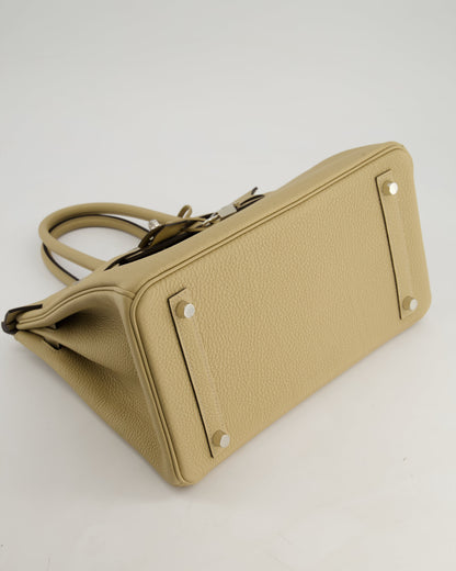 *HOT* Hermes Birkin 30cm Retourne Bag in Trench Togo Leather with Palladium Hardware