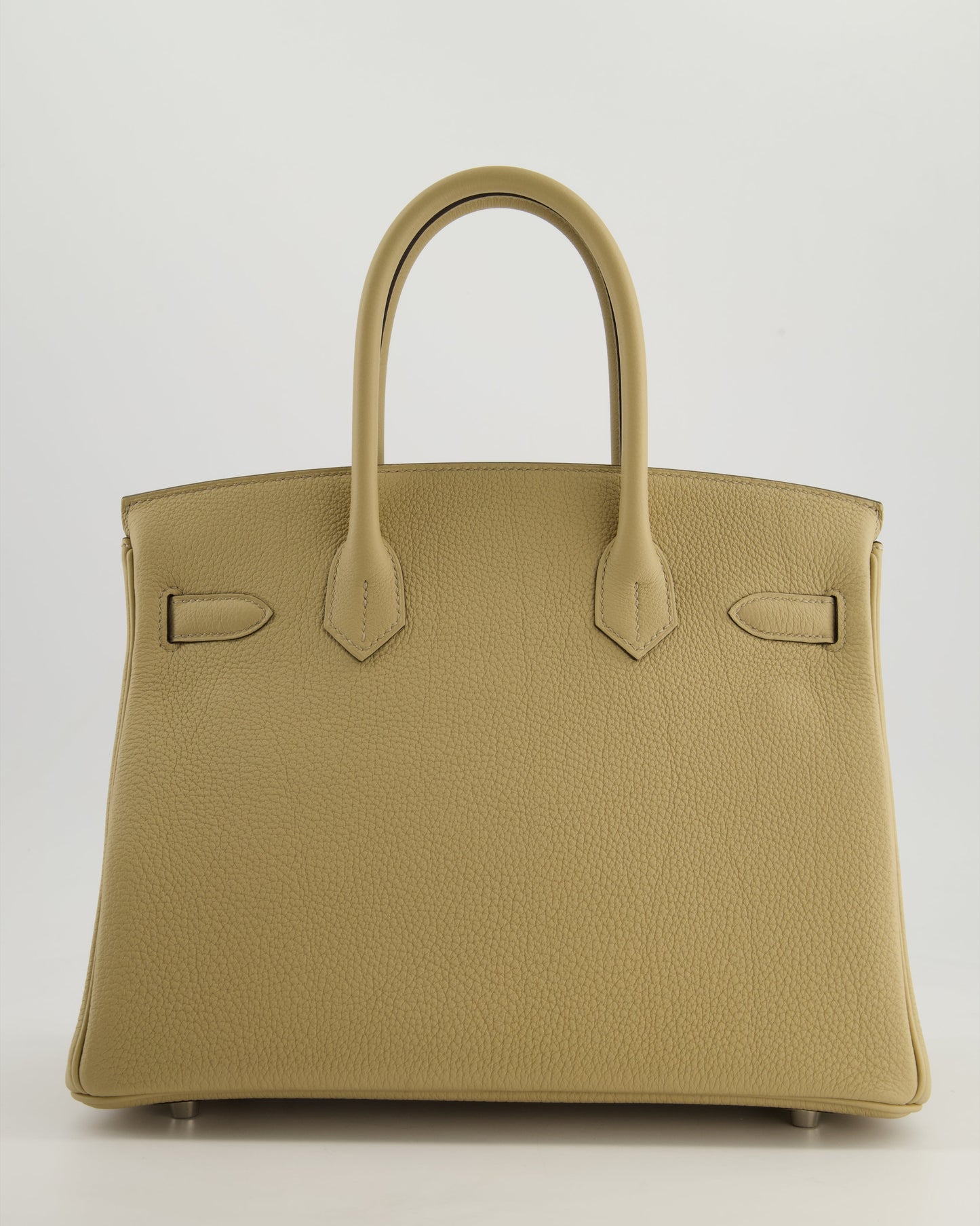 *HOT* Hermes Birkin 30cm Retourne Bag in Trench Togo Leather with Palladium Hardware