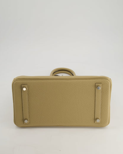 *HOT* Hermes Birkin 30cm Retourne Bag in Trench Togo Leather with Palladium Hardware