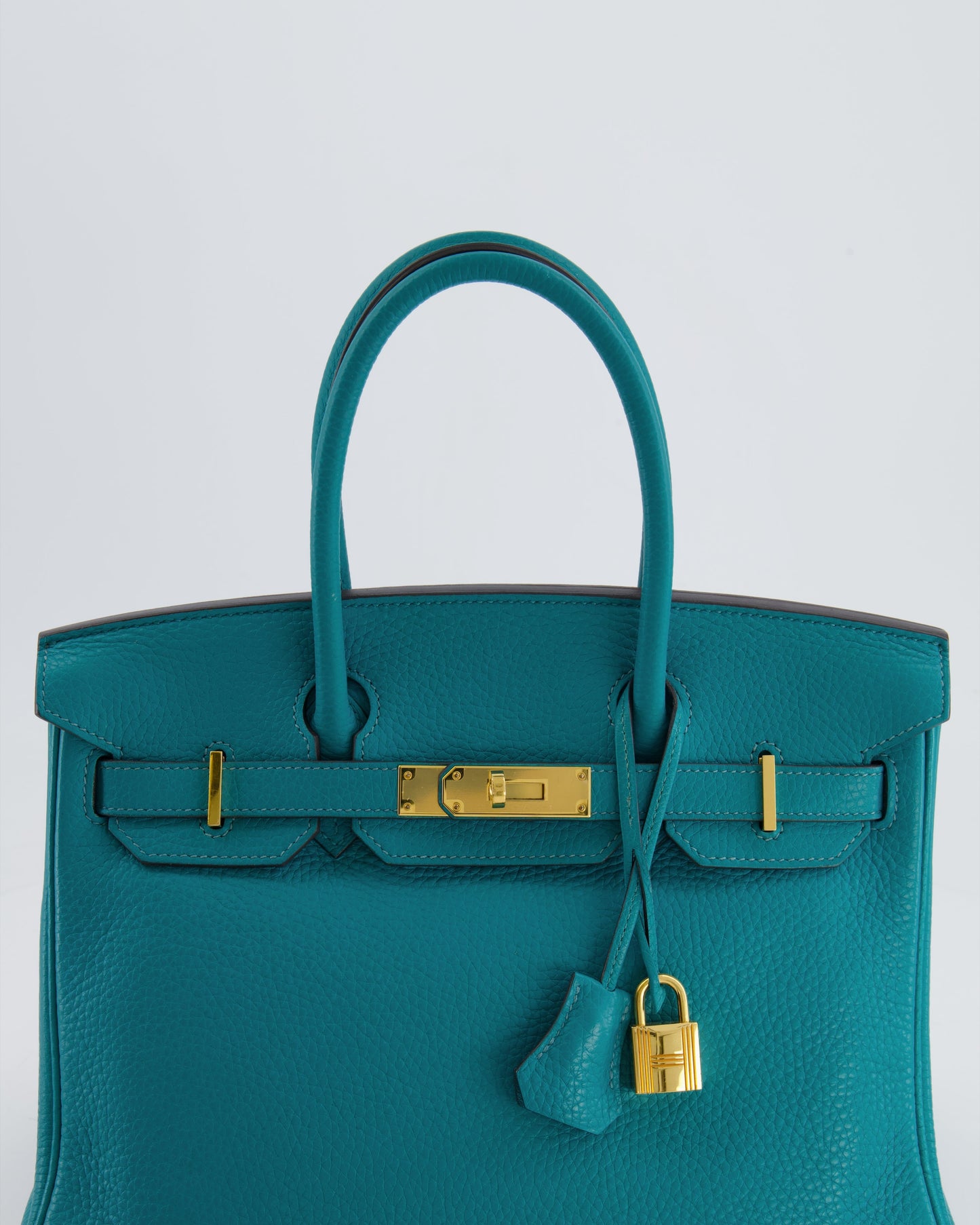 *FIRE PRICE* Hermès Birkin 30cm Retourne in Bleu Paon Togo Leather with Gold Hardware