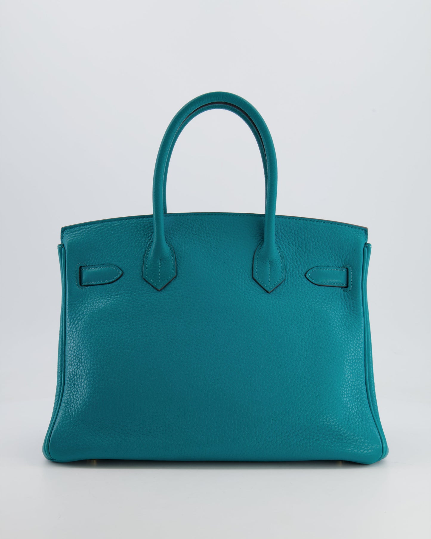 *FIRE PRICE* Hermès Birkin 30cm Retourne in Bleu Paon Togo Leather with Gold Hardware