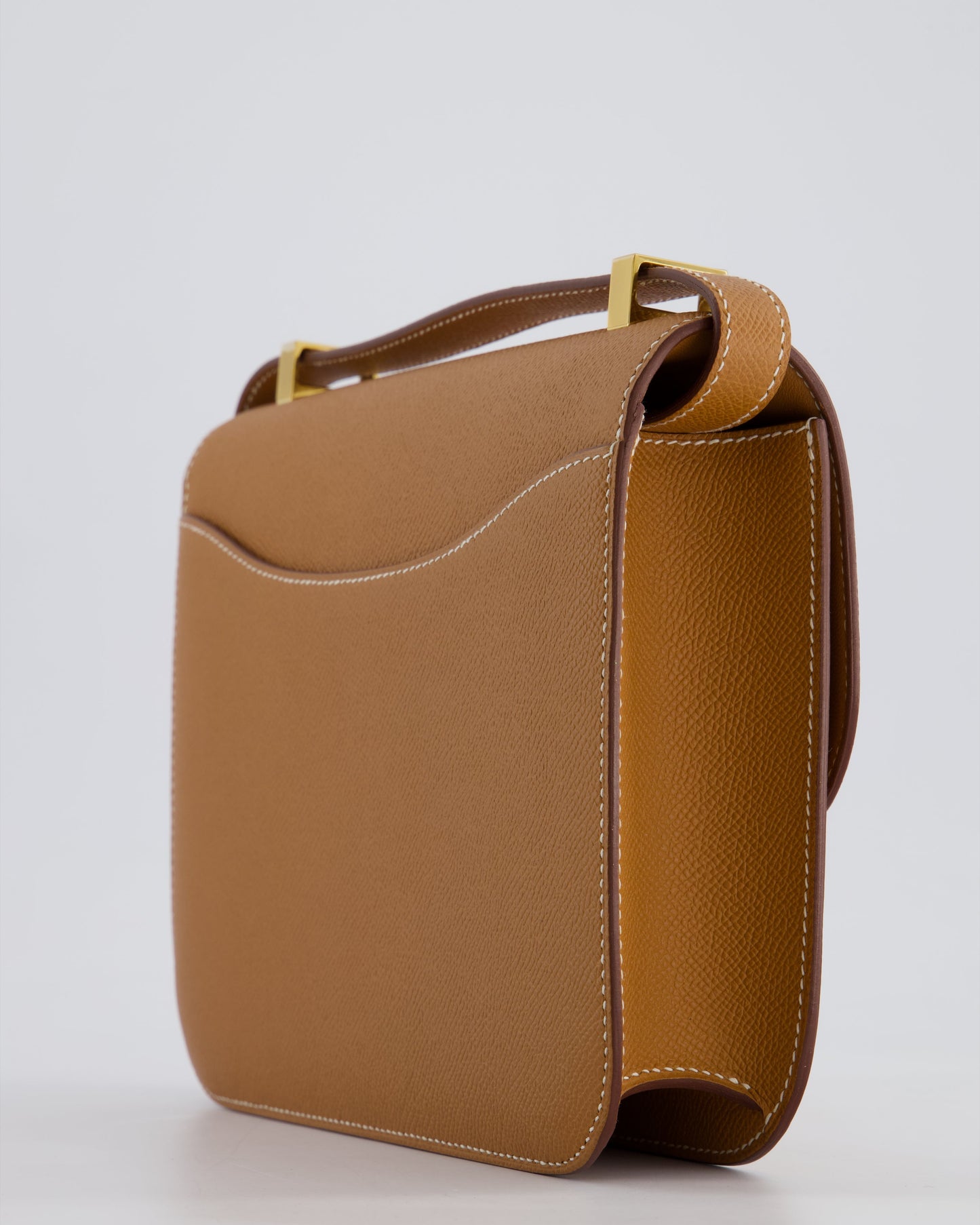 Hermès Constance III Miroir 24cm Bag in Gold Epsom Leather with Gold Hardware