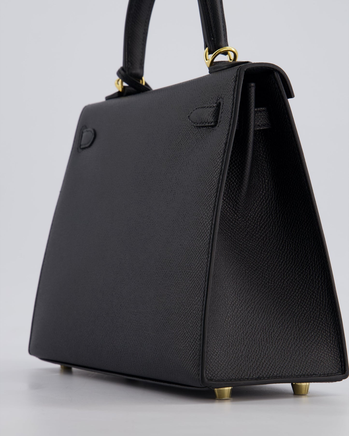 *HOLY GRAIL* Hermès Kelly 25cm Sellier Bag in Black Epsom Leather with Gold Hardware