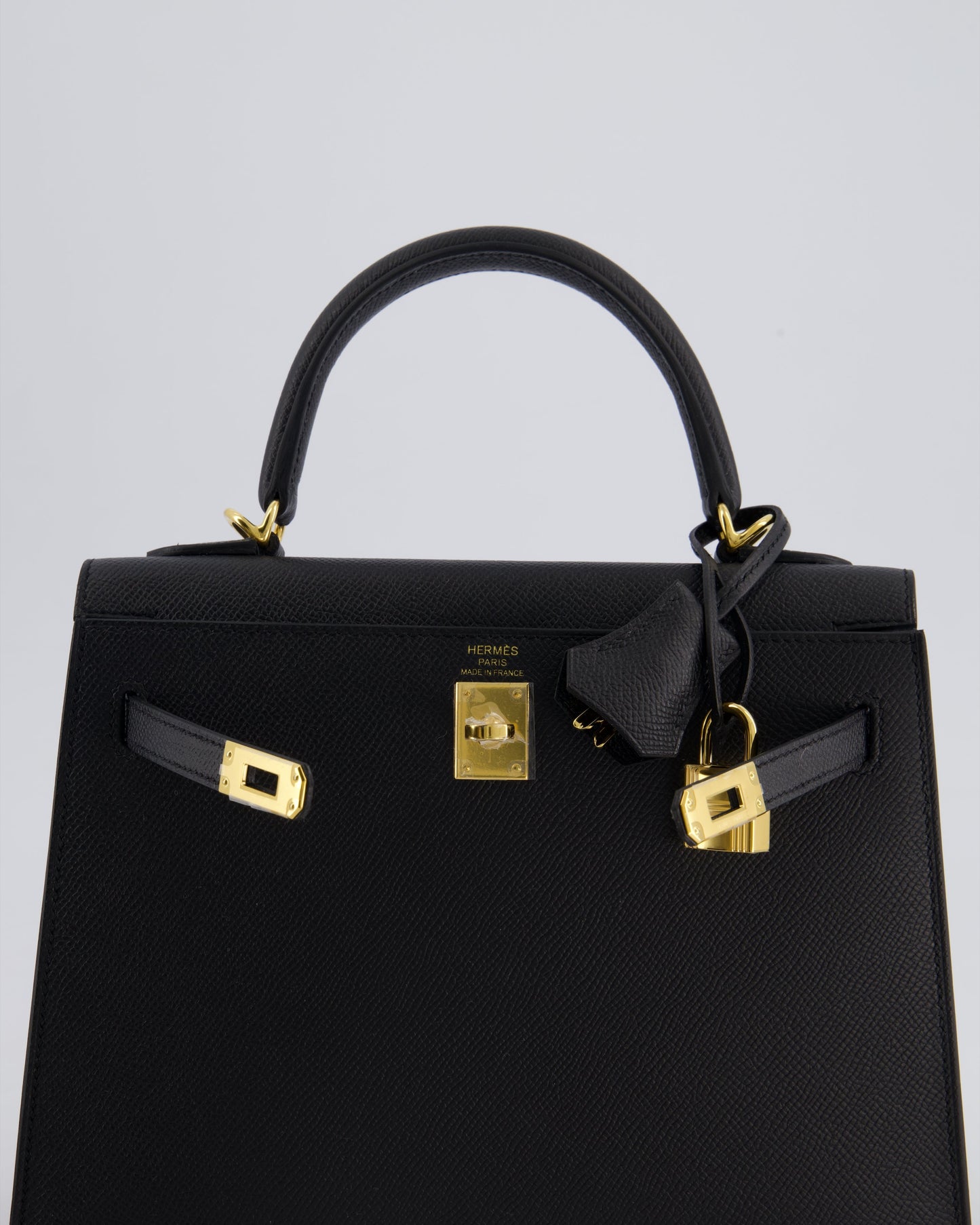 *HOLY GRAIL* Hermès Kelly 25cm Sellier Bag in Black Epsom Leather with Gold Hardware