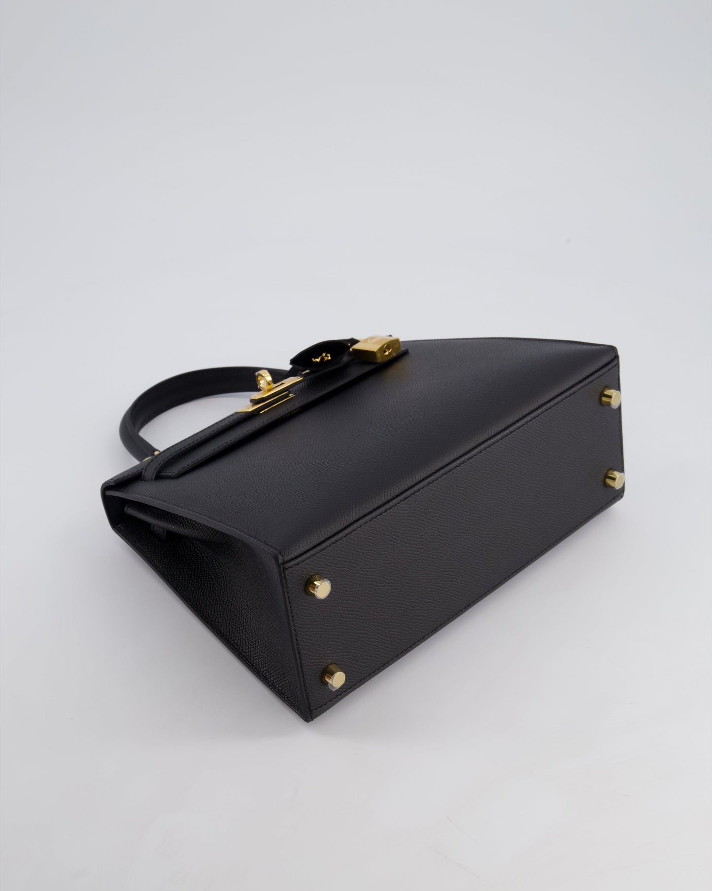 *HOLY GRAIL* Hermès Kelly 25cm Sellier Bag in Black Epsom Leather with Gold Hardware