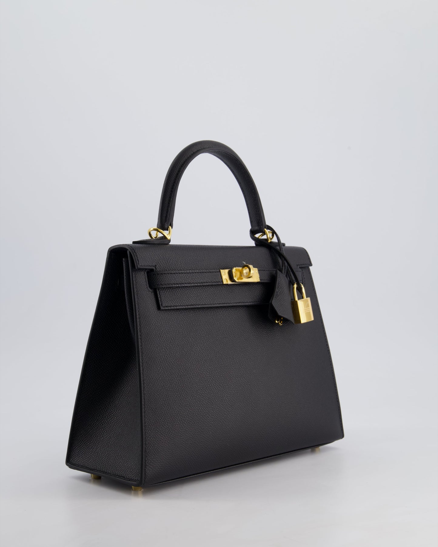 *HOLY GRAIL* Hermès Kelly 25cm Sellier Bag in Black Epsom Leather with Gold Hardware