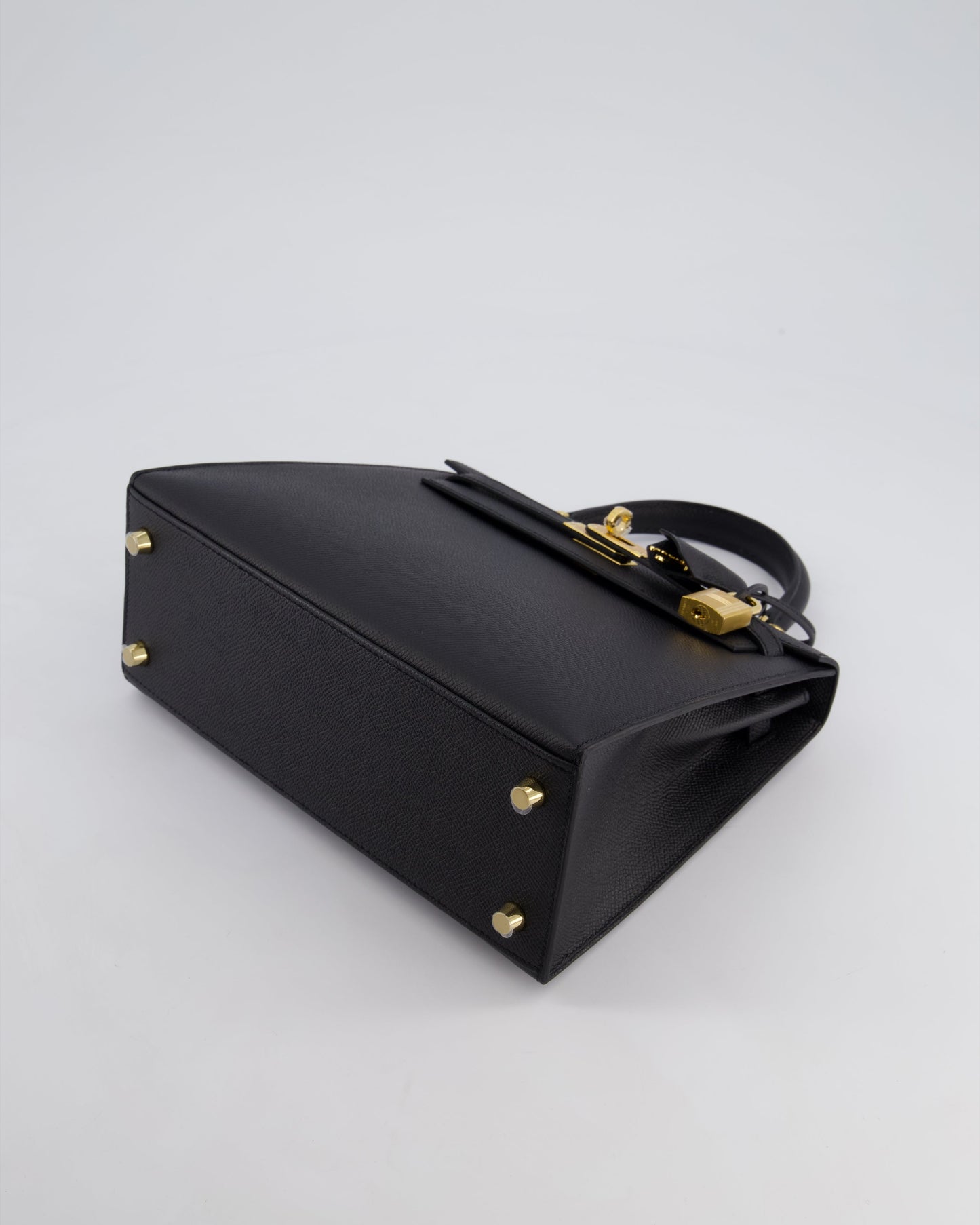 *HOLY GRAIL* Hermès Kelly 25cm Sellier Bag in Black Epsom Leather with Gold Hardware