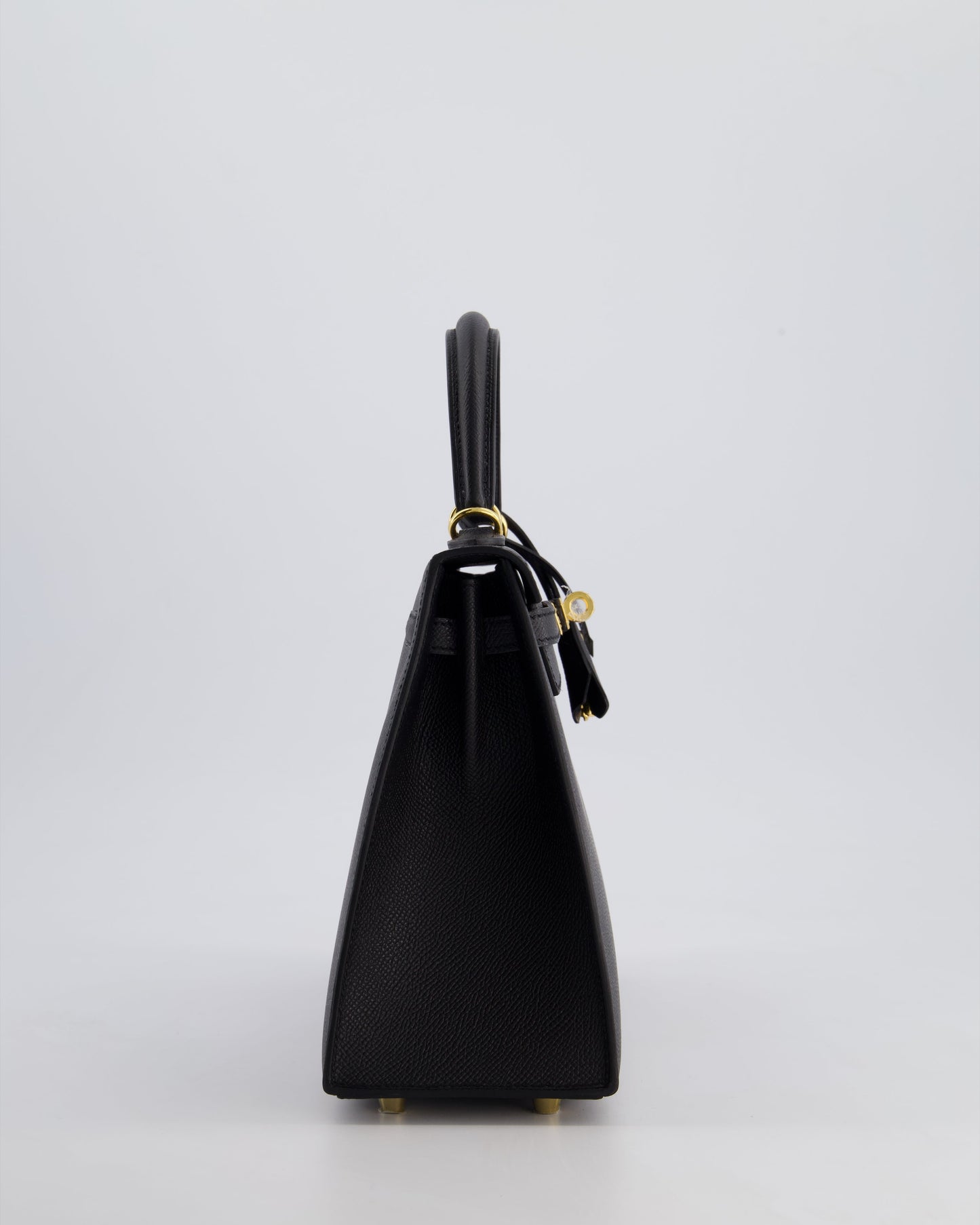 *HOLY GRAIL* Hermès Kelly 25cm Sellier Bag in Black Epsom Leather with Gold Hardware