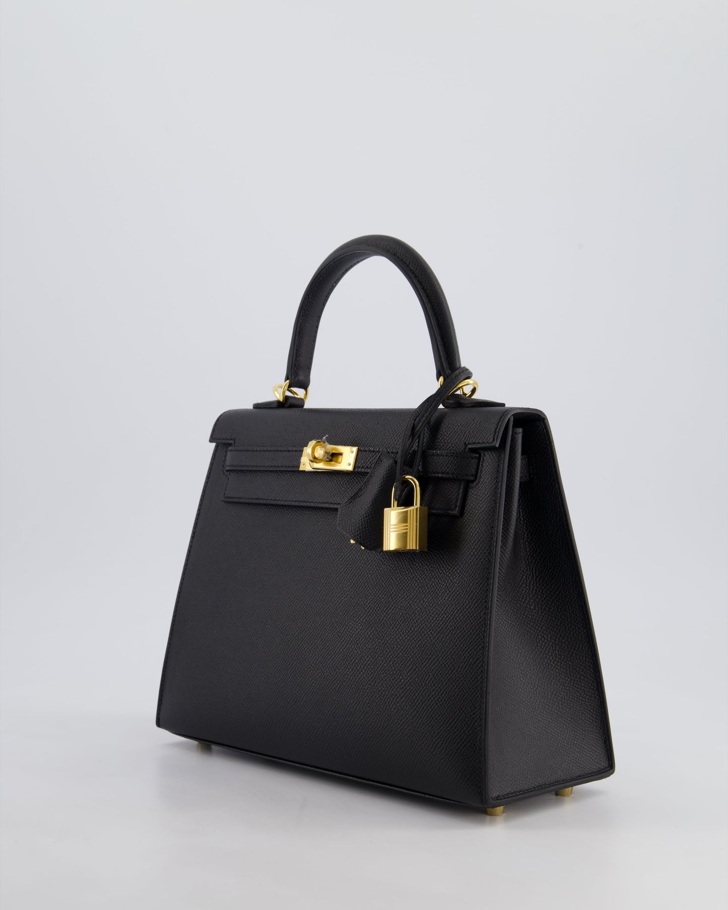 *HOLY GRAIL* Hermès Kelly 25cm Sellier Bag in Black Epsom Leather with Gold Hardware