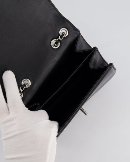 Chanel Braided Chic Flap Bag in Black Lambskin Leather with Silver Hardware