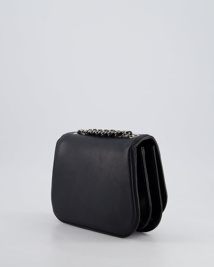 Chanel Braided Chic Flap Bag in Black Lambskin Leather with Silver Hardware