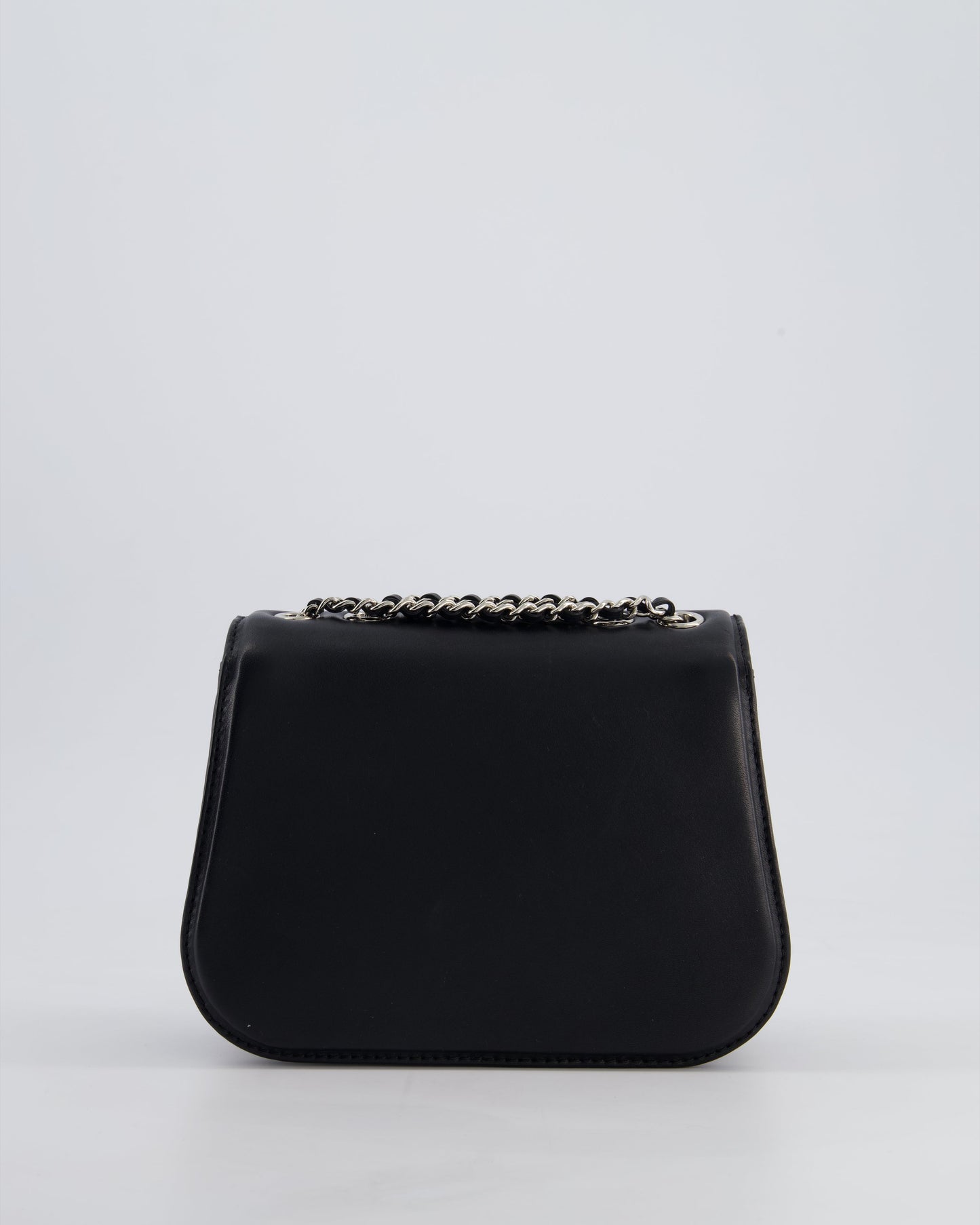 Chanel Braided Chic Flap Bag in Black Lambskin Leather with Silver Hardware