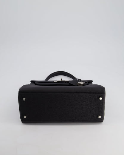 Hermès Kelly 28cm Retourne Bag in Black Togo Leather with Palladium Hardware