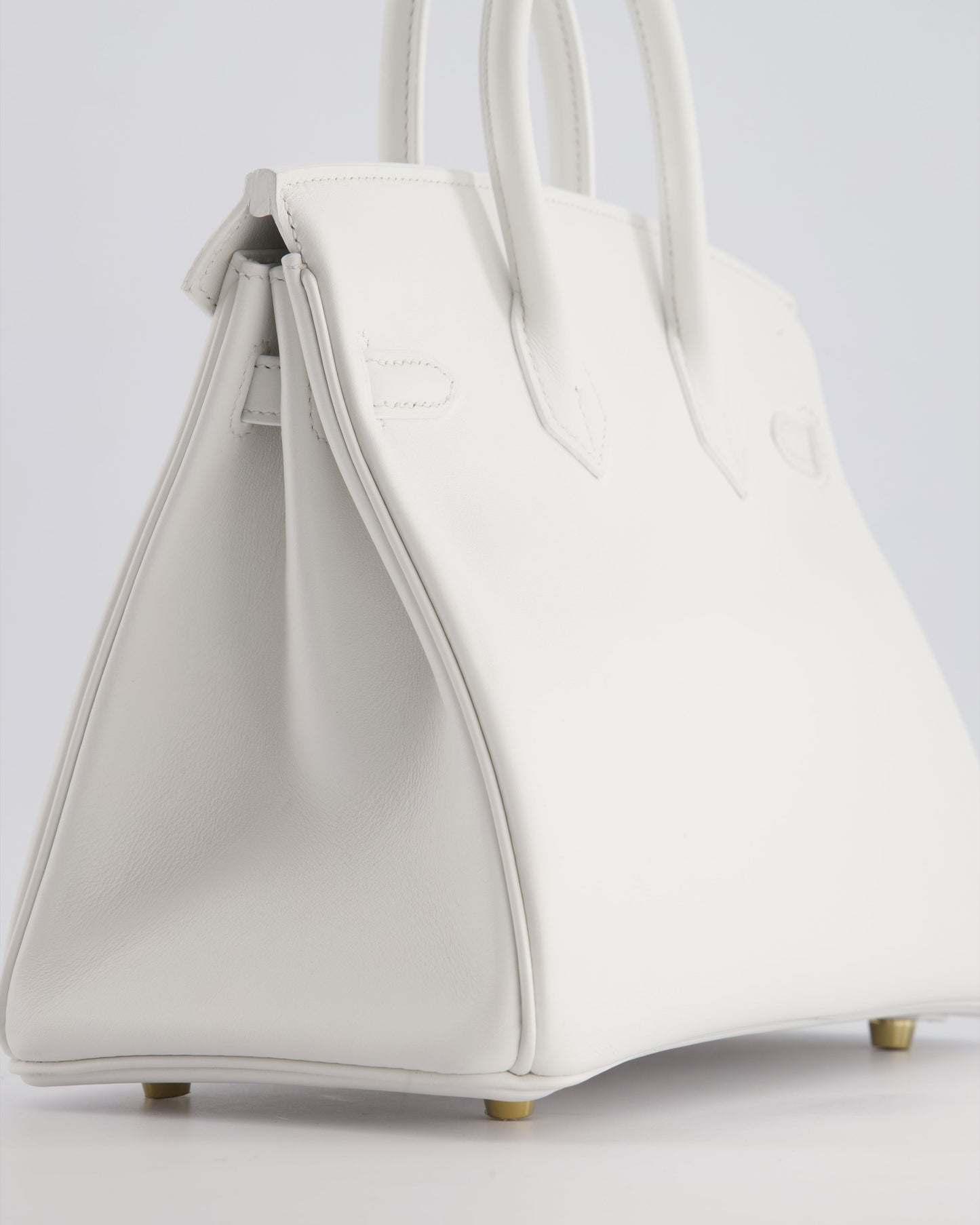 Hermès Birkin 25cm Bag in New White Swift Leather with Gold Hardware