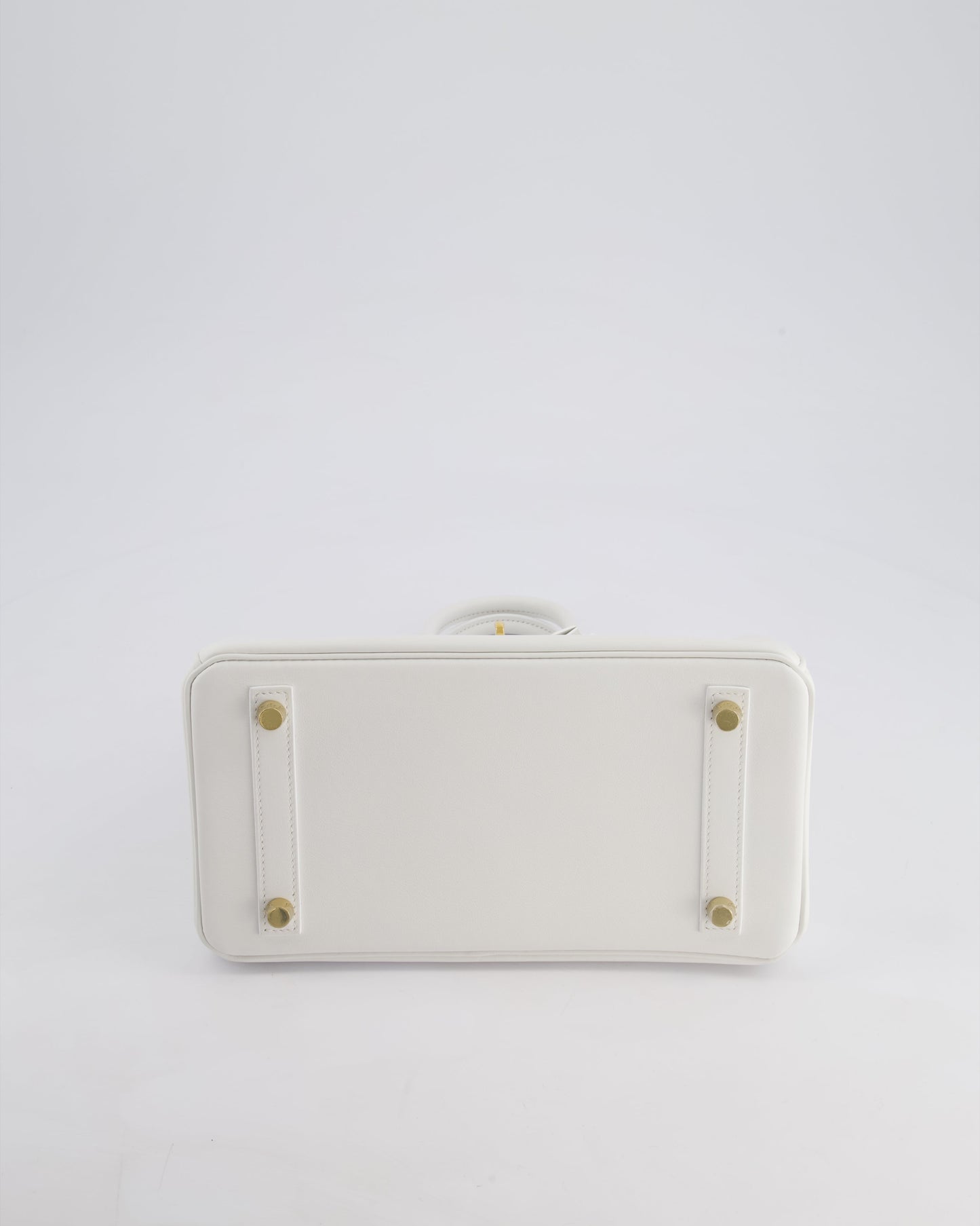 Hermès Birkin 25cm Bag in New White Swift Leather with Gold Hardware