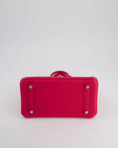 *RARE* Hermès Birkin 25cm Bag in Rose Mexico Togo Leather with Palladium Hardware