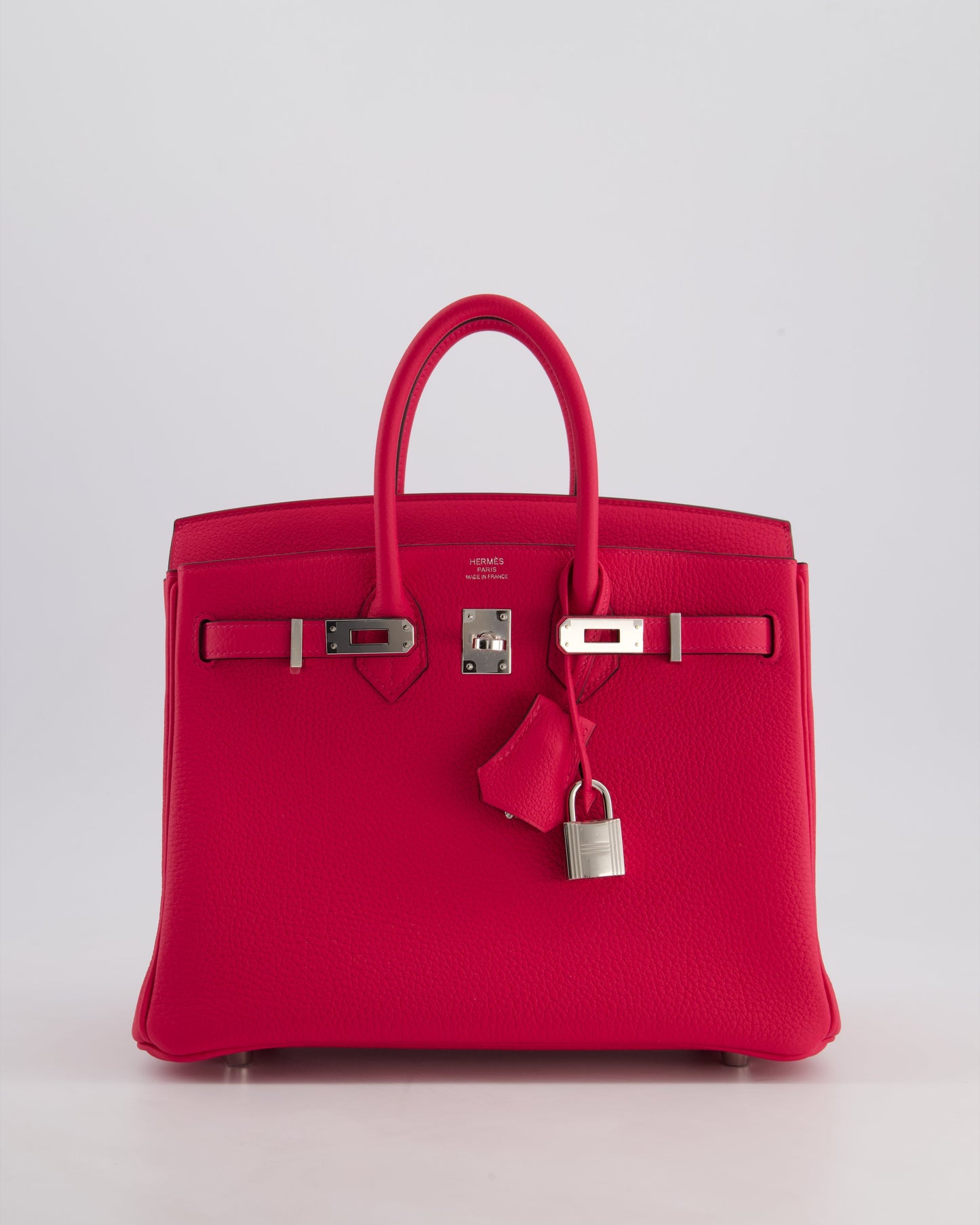 *RARE* Hermès Birkin 25cm Bag in Rose Mexico Togo Leather with Palladium Hardware