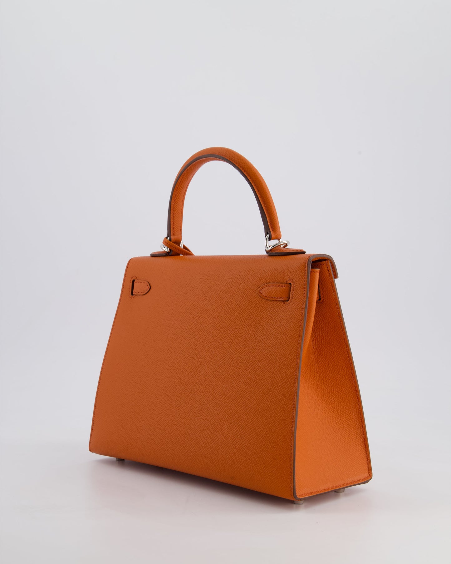 Hermès Kelly 25cm Sellier Bag in Terre Battue Epsom Leather with Palladium Hardware