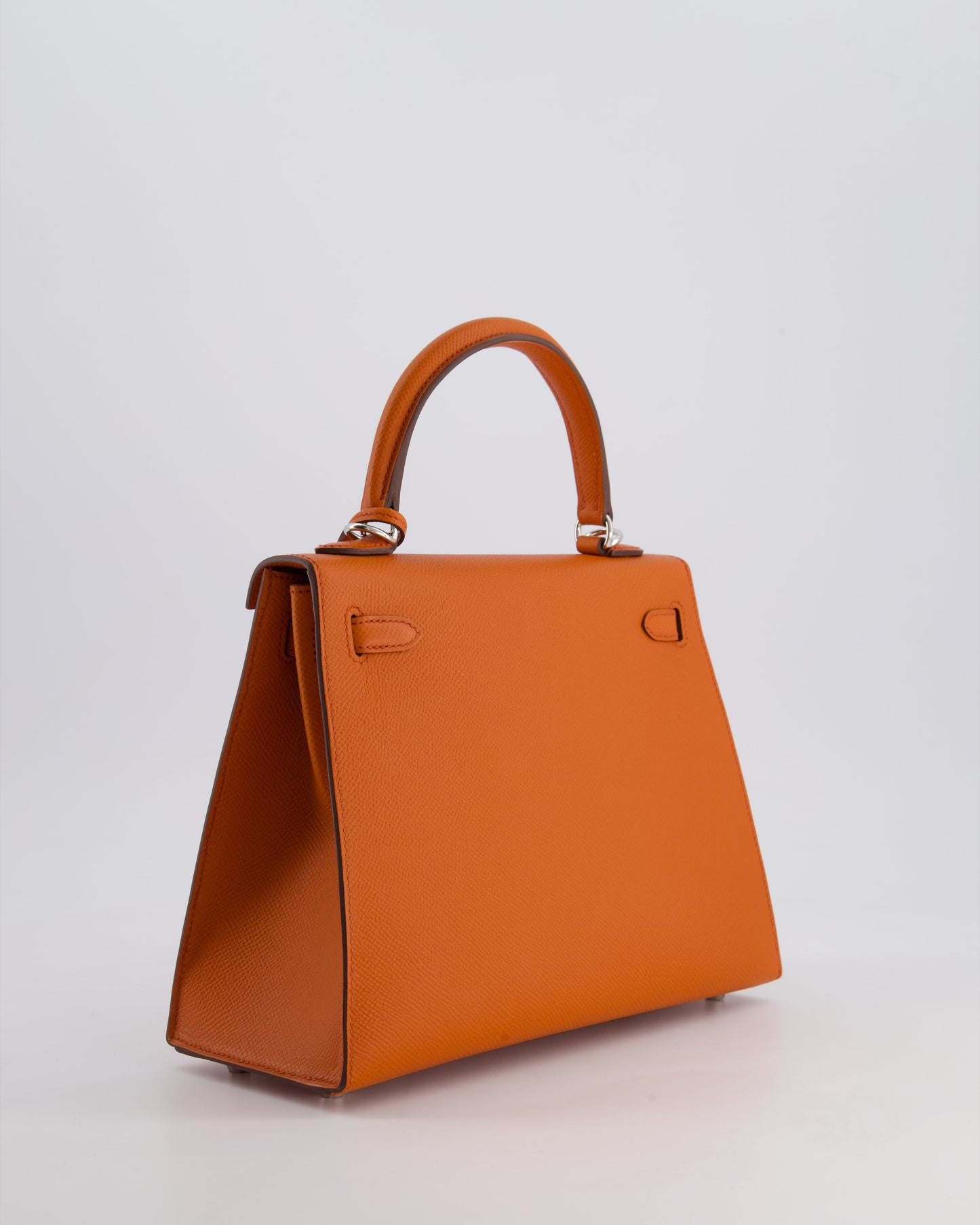 Hermès Kelly 25cm Sellier Bag in Terre Battue Epsom Leather with Palladium Hardware