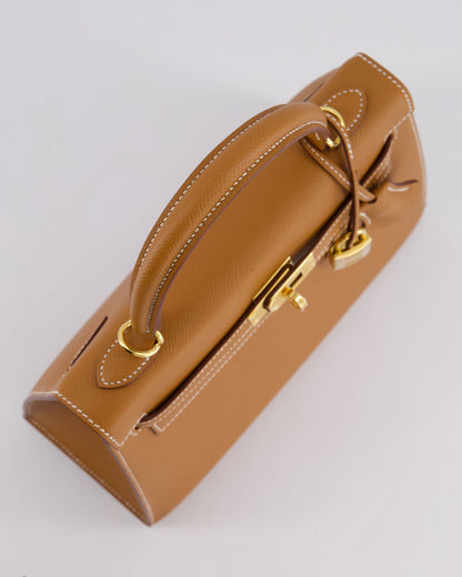 *HOLY GRAIL* Hermès Kelly 25cm Sellier in Gold Epsom Leather with Gold Hardware