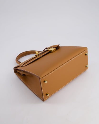 *HOLY GRAIL* Hermès Kelly 25cm Sellier in Gold Epsom Leather with Gold Hardware