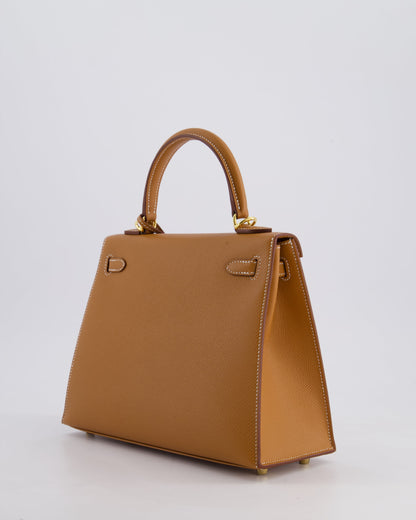 *HOLY GRAIL* Hermès Kelly 25cm Sellier in Gold Epsom Leather with Gold Hardware