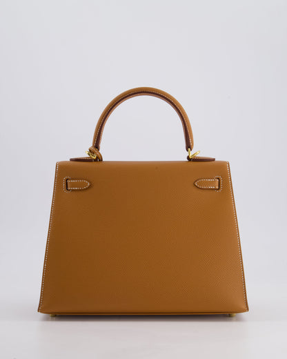 *HOLY GRAIL* Hermès Kelly 25cm Sellier in Gold Epsom Leather with Gold Hardware