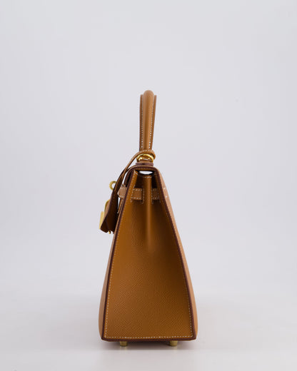 *HOLY GRAIL* Hermès Kelly 25cm Sellier in Gold Epsom Leather with Gold Hardware