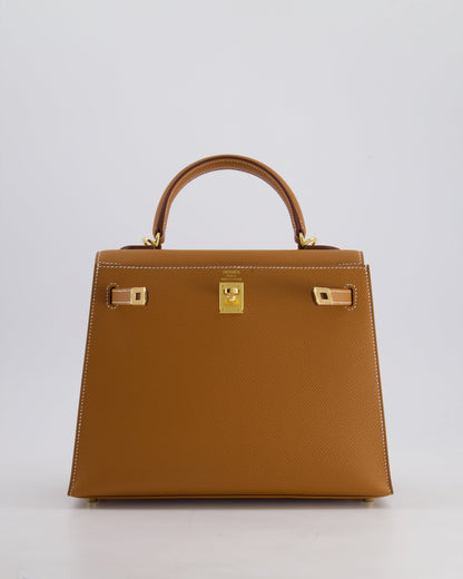 *HOLY GRAIL* Hermès Kelly 25cm Sellier in Gold Epsom Leather with Gold Hardware