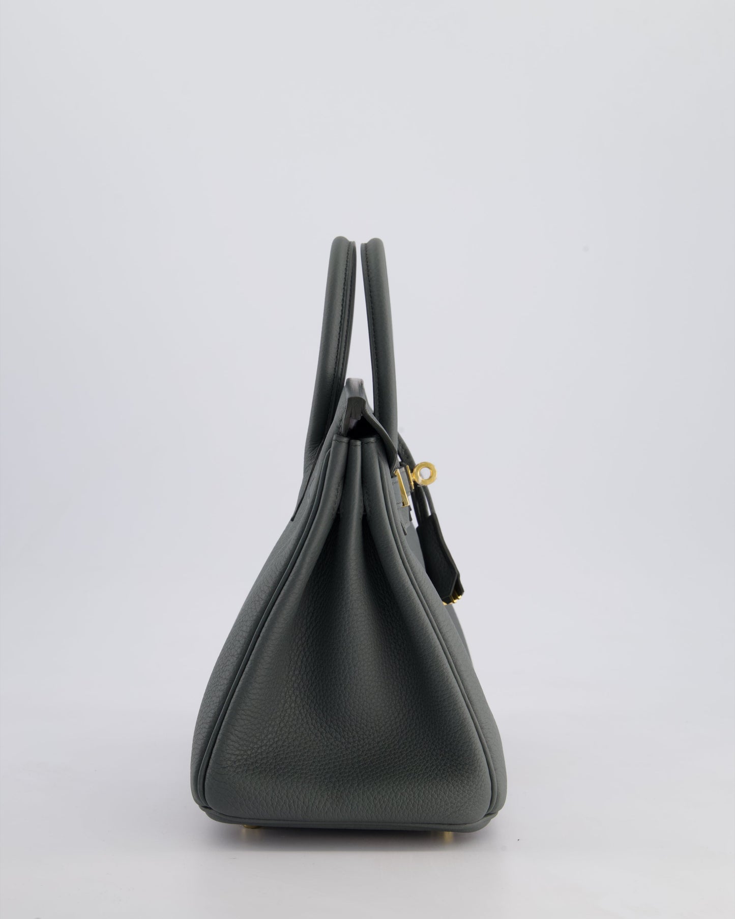 *SUPER HOT COLOUR* Hermès Birkin 25cm Retourne Bag in Vert Amande Togo Leather with Gold Hardware