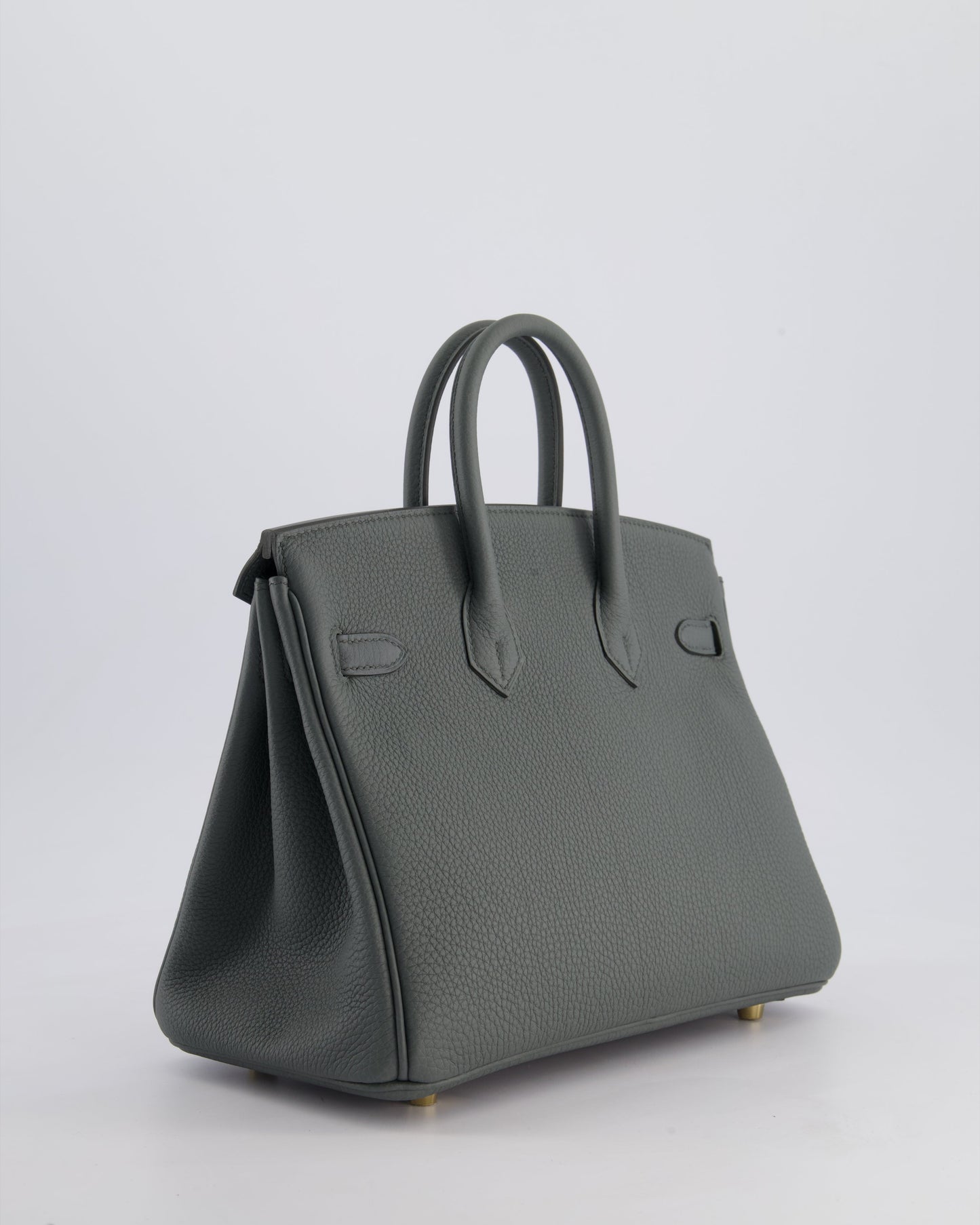 *SUPER HOT COLOUR* Hermès Birkin 25cm Retourne Bag in Vert Amande Togo Leather with Gold Hardware