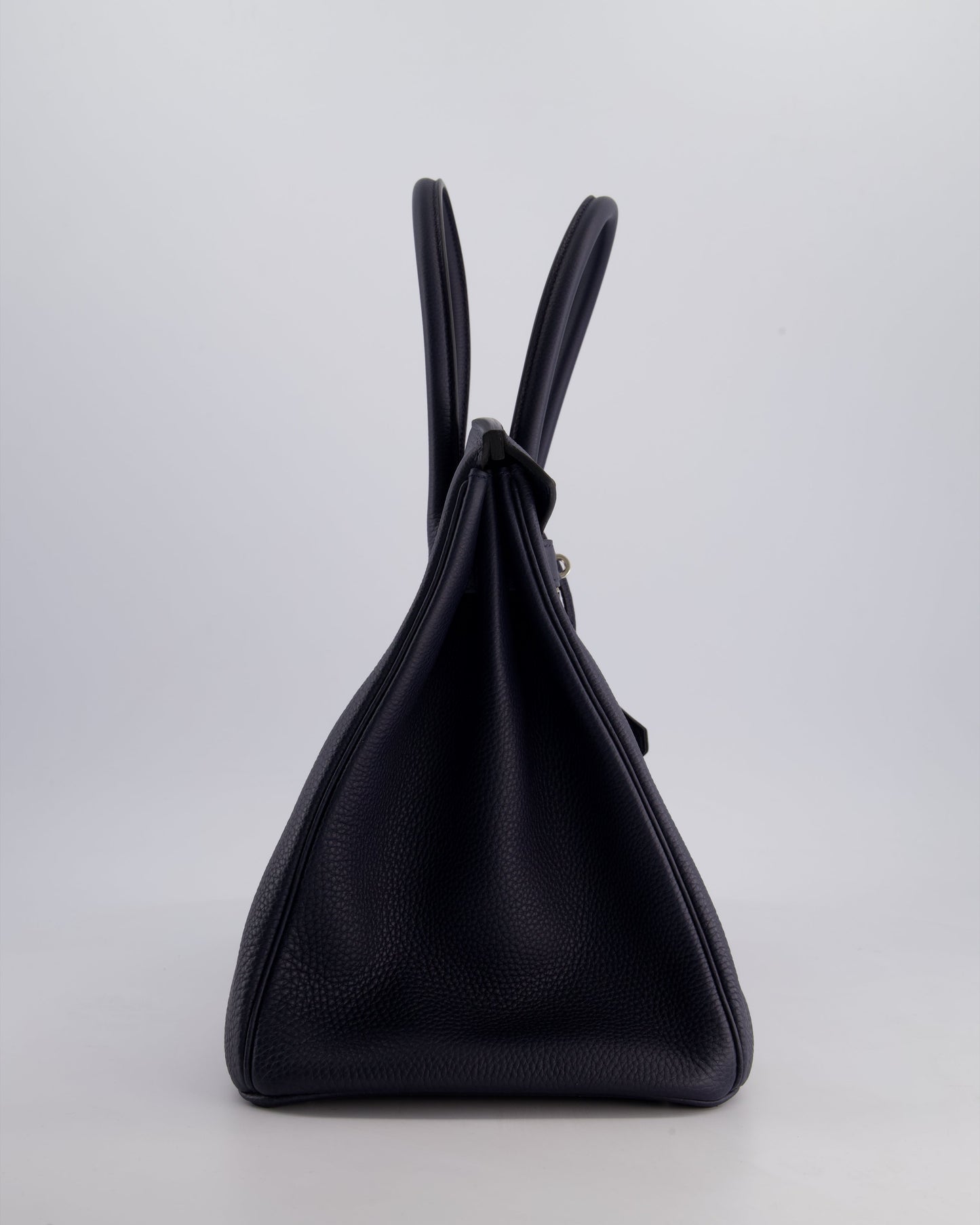 *HOT* Hermès Birkin 35cm Bag in Bleu Nuit Retourne Togo Leather with Palladium Hardware